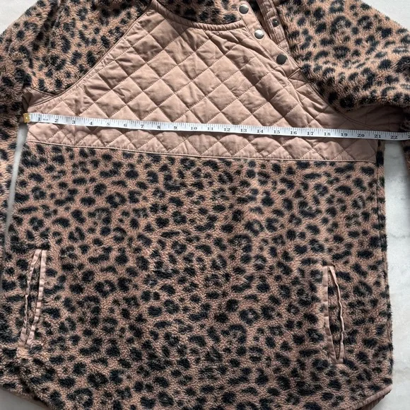Abercrombie & Fitch Women's Asymmetrical Snap-Up Fleece Size L - Picture 8 of 13